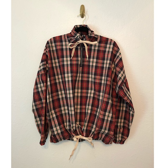 Urban Outfitters Plaid Oversized Windbreaker - Picture 9 of 11